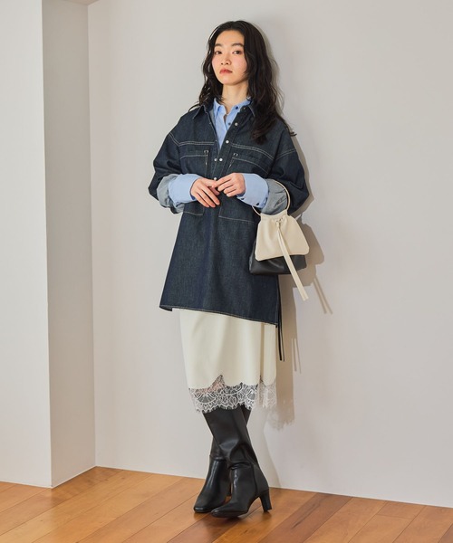 mysty woman(ミスティウーマン)の「ツインリングBAG 663963(ハンドバッグ・レディース・ブラック系その他/グリーン系その他・FREE)」の6枚目の写真