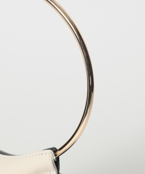 mysty woman(ミスティウーマン)の「ツインリングBAG 663963(ハンドバッグ・レディース・ブラック系その他/グリーン系その他・FREE)」の12枚目の写真