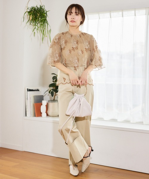 mysty woman(ミスティウーマン)の「ツインリングBAG 663963(ハンドバッグ・レディース・ブラック系その他/グリーン系その他・FREE)」の21枚目の写真