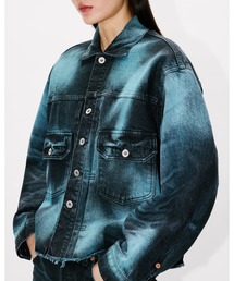 KENZO（ケンゾー）の「'Boke Flower' トラッカー ジャケット イン ジャパニーズ デニム（デニムジャケット）」