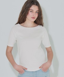リブラグラン半袖Tシャツ