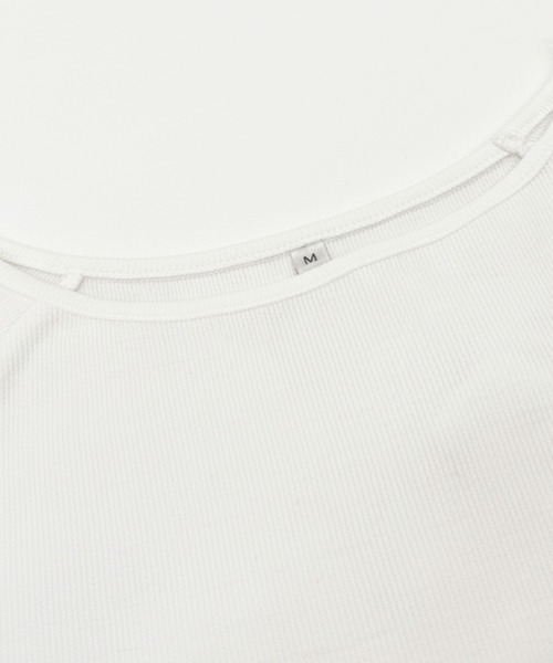 coca(coca)(コカ)の「リブラグラン半袖Tシャツ(Tシャツ/カットソー・レディース・ホワイト/ブラック/グレー・L/M/S)」の20枚目の写真