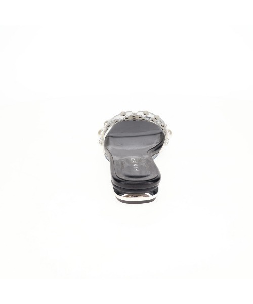 HIMIKO(ヒミコ)の「【HIMIKO】【WEB限定デザイン】PVCフラットミュールサンダル/661252(サンダル・レディース・ブラック/ゴールド・LARGE/SMALL/MEDIUM/X-LARGE)」の7枚目の写真