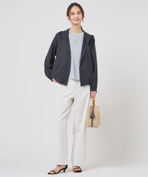 J.PRESS(ジェイプレス)の「【冷房対策に】RELAXION Sheer ボイル フーデッド ジャケット(その他アウター・レディース・ベージュ系/カーキ系/ネイビー系・T15/T13)」の20枚目の写真