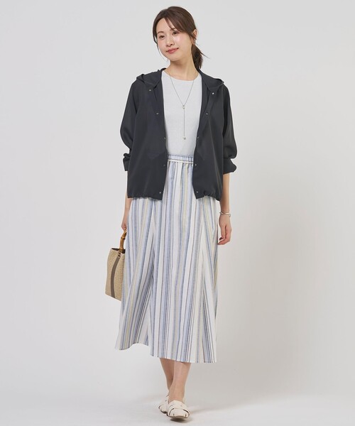 J.PRESS(ジェイプレス)の「【冷房対策に】RELAXION Sheer ボイル フーデッド ジャケット(その他アウター・レディース・ベージュ系/カーキ系/ネイビー系・T15/T13)」の19枚目の写真