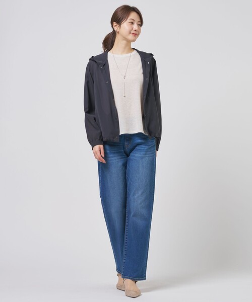 J.PRESS(ジェイプレス)の「【冷房対策に】RELAXION Sheer ボイル フーデッド ジャケット(その他アウター・レディース・ベージュ系/カーキ系/ネイビー系・T15/T13)」の18枚目の写真