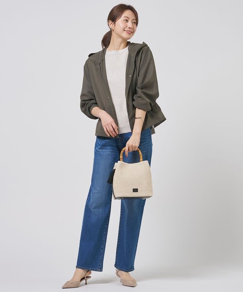 J.PRESS(ジェイプレス)の「【冷房対策に】RELAXION Sheer ボイル フーデッド ジャケット(その他アウター・レディース・ベージュ系/カーキ系/ネイビー系・T15/T13)」の16枚目の写真