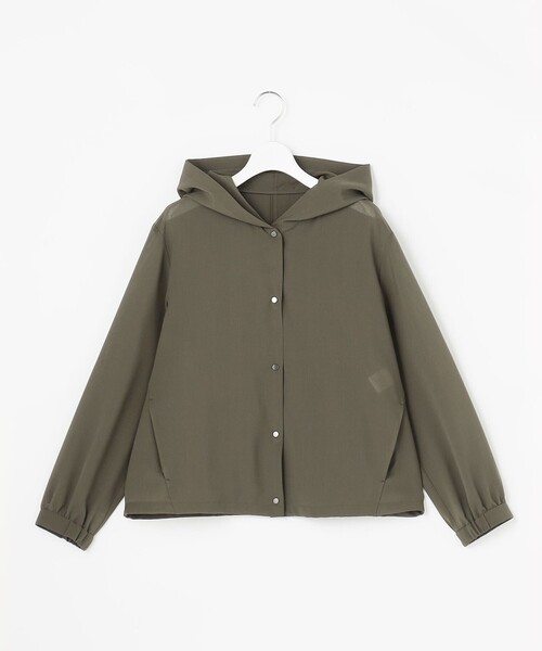 J.PRESS(ジェイプレス)の「【冷房対策に】RELAXION Sheer ボイル フーデッド ジャケット(その他アウター・レディース・ベージュ系/カーキ系/ネイビー系・T15/T13)」の13枚目の写真