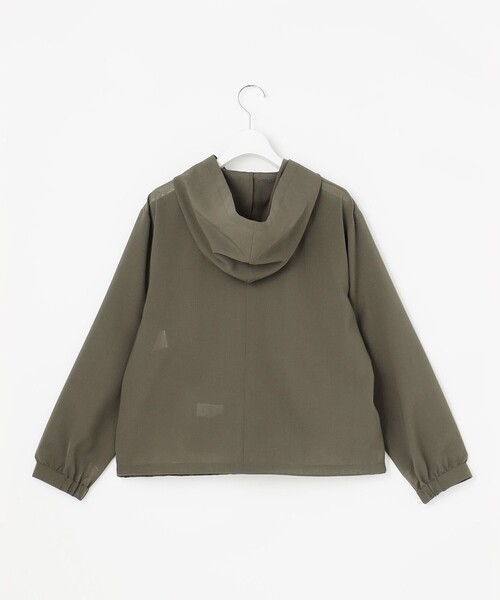 J.PRESS(ジェイプレス)の「【冷房対策に】RELAXION Sheer ボイル フーデッド ジャケット(その他アウター・レディース・ベージュ系/カーキ系/ネイビー系・T15/T13)」の5枚目の写真