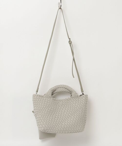 ONE DAY KMC (ワンデイケーエムシー)の「HERB/Intrecciato Tote Bag with 2Way Pouch/ツーウェイポーチ付きトートバッグ(トートバッグ・レディース・ブラウン/ブラック/アイボリー・FREE)」の4枚目の写真