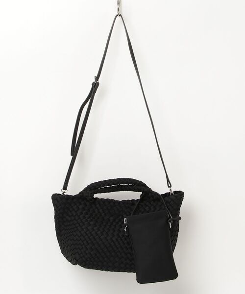 ONE DAY KMC (ワンデイケーエムシー)の「HERB/Intrecciato Tote Bag with 2Way Pouch/ツーウェイポーチ付きトートバッグ(トートバッグ・レディース・ブラウン/ブラック/アイボリー・FREE)」の14枚目の写真