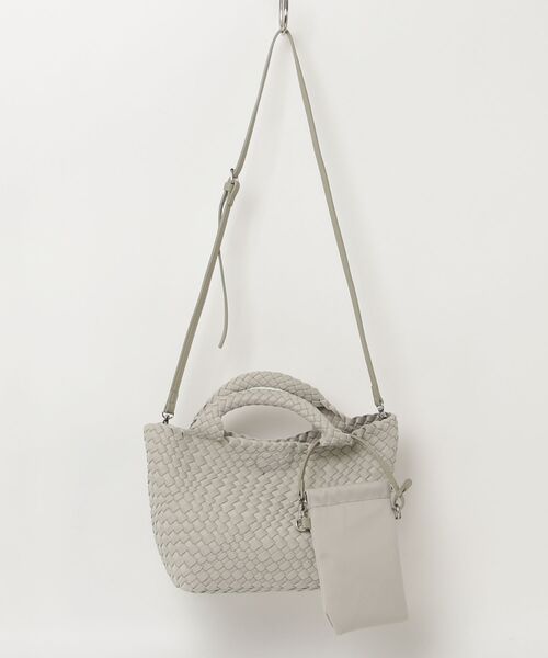 ONE DAY KMC (ワンデイケーエムシー)の「HERB/Intrecciato Tote Bag with 2Way Pouch/ツーウェイポーチ付きトートバッグ(トートバッグ・レディース・ブラウン/ブラック/アイボリー・FREE)」の15枚目の写真