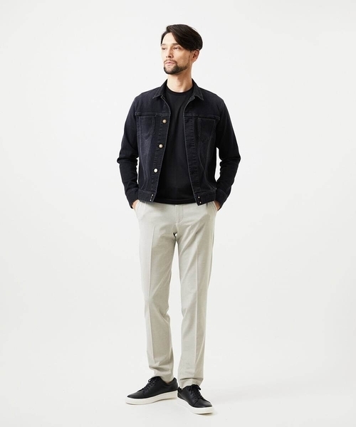 MICHEL KLEIN HOMME (ミッシェルクランオム)の「《日本製》20th FACTOTUMコラボ デニムジャケット(デニムジャケット・メンズ・ライトブルー/ブラック・LARGE)」の21枚目の写真