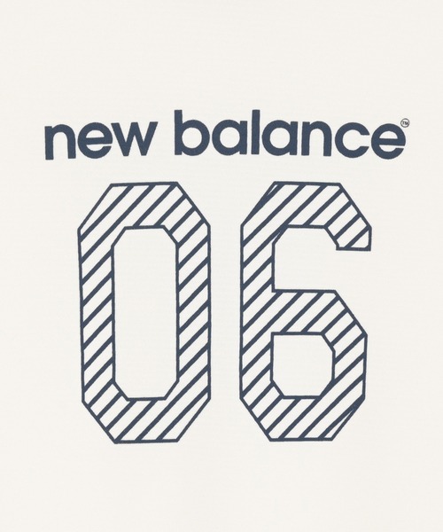 NEW BALANCE(ニューバランス)の「ポリエステルグラフィックショートスリーブシャツ(Tシャツ/カットソー・キッズ・ネイビー/オフホワイト/ダークグリーン/ブラック・130/140/150/160)」の6枚目の写真