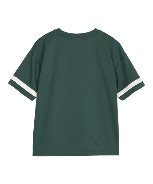 NEW BALANCE(ニューバランス)の「ポリエステルグラフィックショートスリーブシャツ(Tシャツ/カットソー・キッズ・ネイビー/オフホワイト/ダークグリーン/ブラック・130/140/150/160)」の11枚目の写真
