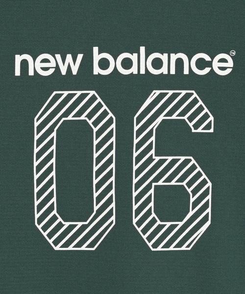 NEW BALANCE(ニューバランス)の「ポリエステルグラフィックショートスリーブシャツ(Tシャツ/カットソー・キッズ・ネイビー/オフホワイト/ダークグリーン/ブラック・130/140/150/160)」の12枚目の写真