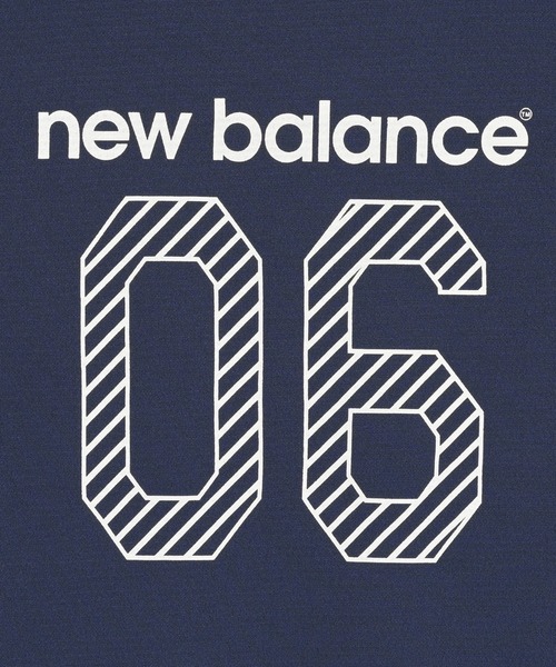 NEW BALANCE(ニューバランス)の「ポリエステルグラフィックショートスリーブシャツ(Tシャツ/カットソー・キッズ・ネイビー/オフホワイト/ダークグリーン/ブラック・130/140/150/160)」の15枚目の写真
