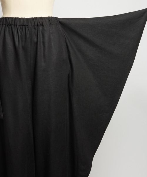 gomme(ゴム)の「ハンカチリネンパンツ(デニムパンツ・レディース・ブラック・MEDIUM)」の14枚目の写真