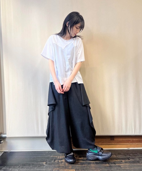 gomme(ゴム)の「ハンカチリネンパンツ(デニムパンツ・レディース・ブラック・MEDIUM)」の22枚目の写真