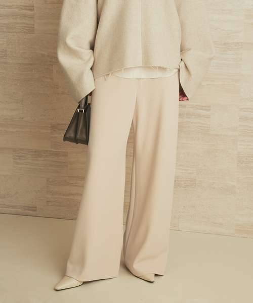 plage（プラージュ）の「《追加》Bias Relax パンツ 9（その他パンツ・レディース・ベージュ/ブラック・36/38/34）」の8枚目の写真