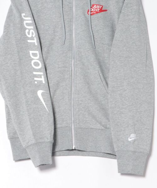 NIKE（ナイキ）の「《NIKEアパレル》AS M NK CLUB FT FZ JDI（パーカー・メンズ・グレー/ブラック・S/M/L/XL/2XL）」の4枚目の写真