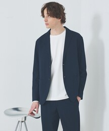 ABAHOUSE GRAY（アバハウスグレイ）の「【SMART CLOSET】接触冷感 カットメッシュ ジャケット   セットアップ対応（テーラードジャケット）」