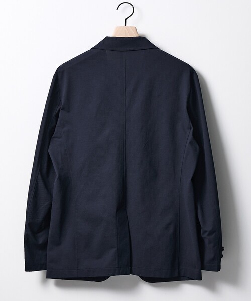 ABAHOUSE GRAY（アバハウスグレイ）の「【SMART CLOSET】接触冷感 カットメッシュ ジャケット / セットアップ対応（テーラードジャケット・メンズ・ブラック/ネイビー・50/48/46/44）」の5枚目の写真