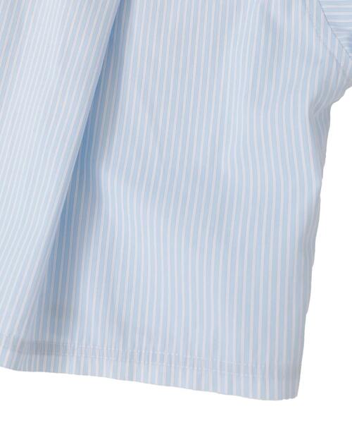 CONVERSE TOKYO(コンバーストウキョウ)の「【HL】DETACHABLE TIE CROPPED SHIRT(シャツ/ブラウス・レディース・ブルー/サックスブルー・FREE)」の3枚目の写真