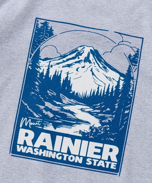 KAVU(カブー)の「KAVU/カブー 2026 Rainier Tee/2026レイニア Tシャツ(Tシャツ/カットソー・メンズ・グレー/ナチュラル・X-LARGE/LARGE/MEDIUM)」の5枚目の写真