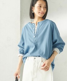 【SHIPS別注】onit: ヘンリー ネック プルオーバー