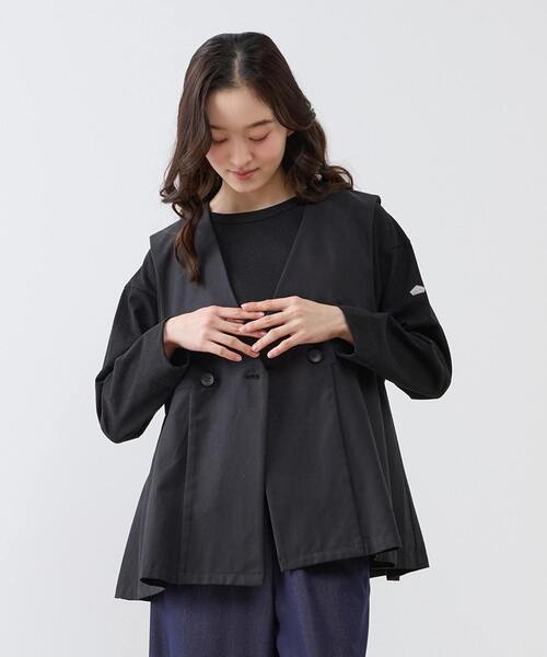 LOGEMENT DE CLAIRE(ロジュモンドクレール)の「クルーネック長袖Tシャツ(Tシャツ/カットソー・レディース・オフホワイト/グレー/ブラック・FREE)」の1枚目の写真