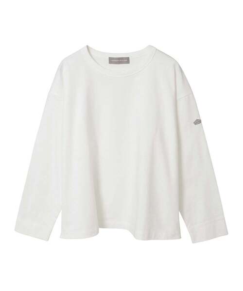 LOGEMENT DE CLAIRE(ロジュモンドクレール)の「クルーネック長袖Tシャツ(Tシャツ/カットソー・レディース・オフホワイト/グレー/ブラック・FREE)」の14枚目の写真