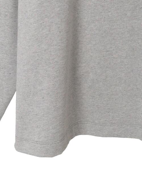 LOGEMENT DE CLAIRE(ロジュモンドクレール)の「クルーネック長袖Tシャツ(Tシャツ/カットソー・レディース・オフホワイト/グレー/ブラック・FREE)」の21枚目の写真