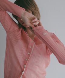 SHEER RIB CARDIGAN