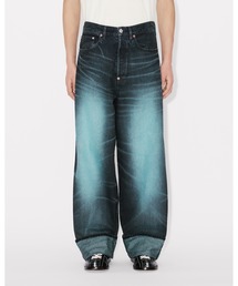 KENZO（ケンゾー）の「ターンアップワイド フィット ジーンズ イン ジャパニーズ デニム（デニムパンツ）」