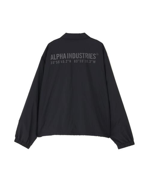 Alpha Industries（アルファインダストリーズ）の「Alpha Industries/アルファ インダストリーズ/LIGHTWEIGHT RELAXED COACHES /ライトウェイト リラックスド コーチ（ミリタリージャケット・メンズ・ブラック・S/M/L/XL）」の2枚目の写真