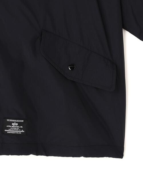Alpha Industries（アルファインダストリーズ）の「Alpha Industries/アルファ インダストリーズ/LIGHTWEIGHT RELAXED COACHES /ライトウェイト リラックスド コーチ（ミリタリージャケット・メンズ・ブラック・S/M/L/XL）」の6枚目の写真