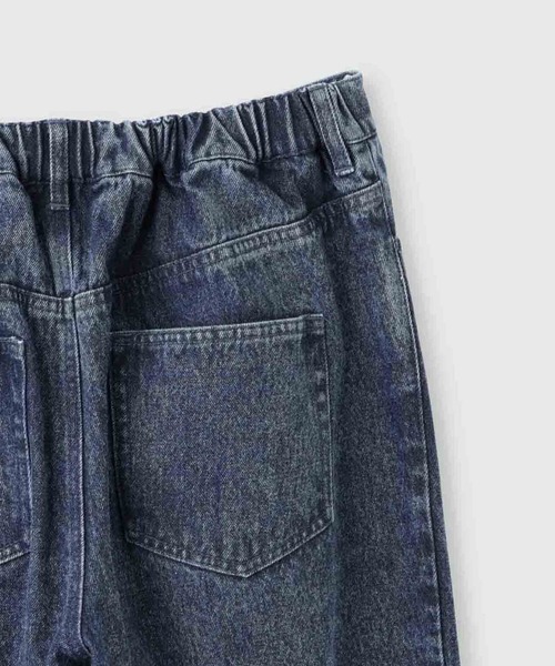 Mac-House（マックハウス）の「Idnes 　デニムイージーカーブパンツ（デニムパンツ・レディース・ブルー/サックスブルー・M/L）」の15枚目の写真