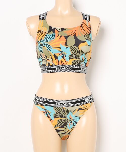 BILLABONG(ビラボン)の「BILLABONG ウィメンズ HIGH NECK SURF CAPSU 水着 【2026年春夏モデル】(水着・レディース・ホワイト/ブラック/ブルー系その他/ブルー系その他2/ブラック系その他・MEDIUM/SMALL/LARGE)」の4枚目の写真