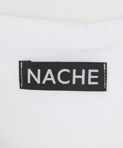 NACHE(ナチェ)の「【Geek Office / ギークオフィス】NACHE / ナチェ COLLAGE LOGO PRINTED T-SHIRT(Tシャツ/カットソー・レディース・アイボリー・SMALL)」の6枚目の写真