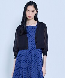 TOCCA（トッカ）の「SHEER CARDIGAN カーディガン（カーディガン/ボレロ）」