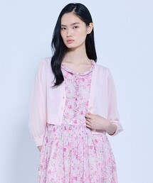 【美品✨カシミヤ100%】TOCCA ボレロ XS ピンク トッカ　カーディガン SQUARE BOLERO ボレロ （カーディガン・ボレロ）｜TOCCA / トッカ