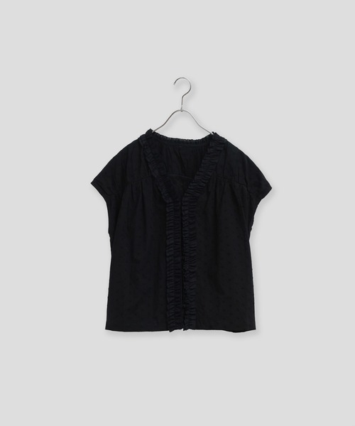 Kelen(ケレン)の「「KELEN / ケレン」前後2WAY刺繍コットントップス(シャツ/ブラウス・レディース・ブラック/オフホワイト/ホワイト系その他・FREE)」の1枚目の写真