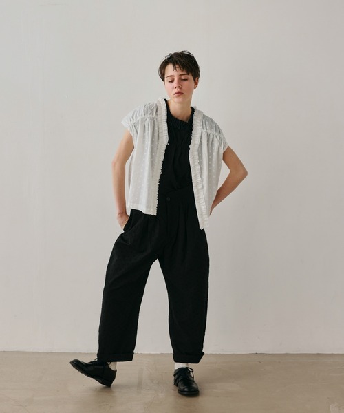 Kelen(ケレン)の「「KELEN / ケレン」前後2WAY刺繍コットントップス(シャツ/ブラウス・レディース・ブラック/オフホワイト/ホワイト系その他・FREE)」の11枚目の写真