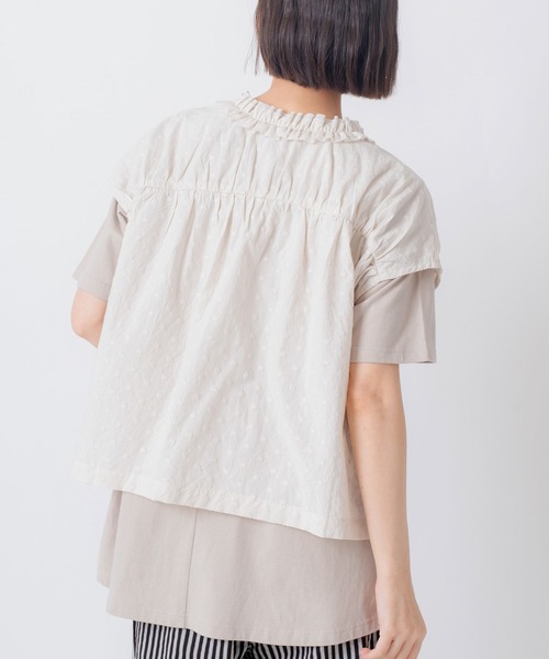 Kelen(ケレン)の「「KELEN / ケレン」前後2WAY刺繍コットントップス(シャツ/ブラウス・レディース・ブラック/オフホワイト/ホワイト系その他・FREE)」の19枚目の写真