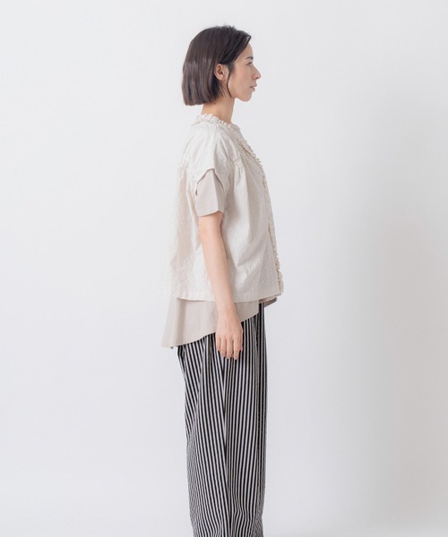 Kelen(ケレン)の「「KELEN / ケレン」前後2WAY刺繍コットントップス(シャツ/ブラウス・レディース・ブラック/オフホワイト/ホワイト系その他・FREE)」の22枚目の写真