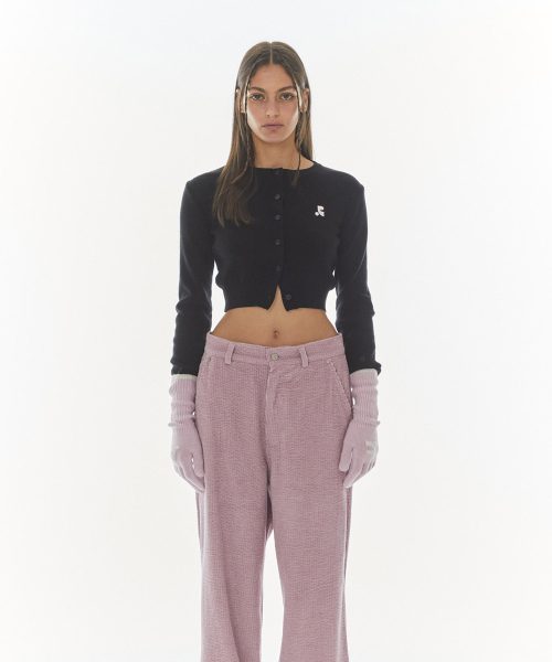 Rest&Recreation(レストアンドレクリエーション)の「CROPPED KNIT CARDIGAN - BLACK(カーディガン/ボレロ・レディース・その他・ONE)」の3枚目の写真