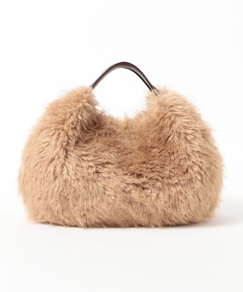 Demi-Luxe BEAMS（デミルクス ビームス）の「VIOLAd’ORO / ELMO エコファー バッグ（トートバッグ・レディース・ベージュ・ONE SIZE）」の7枚目の写真