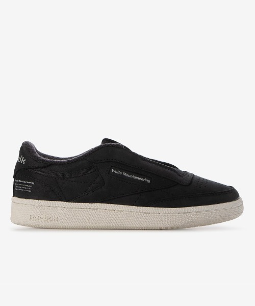 Reebok(リーボック)の「ホワイトマウンテニアリング クラブシー 85 ヴィンテージ / White Mountaineering CLUB C 85 VINTAGE(スニーカー・メンズ・ホワイト/ブラック・24.0cm/24.5cm/23.5cm/23.0cm/22.5cm)」の2枚目の写真