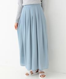 Another Edition | エアリータックパンツAEMFC AIRY TUCK SAX(その他パンツ)